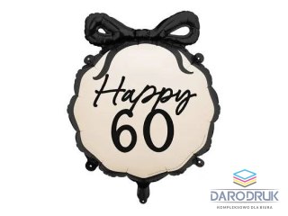 Partydeco Balon foliowy pastylka Happy 60 18cal Partydeco (FB266-60)