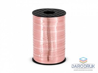 Partydeco Wstążka plastikowa, różowe złoto 5x225 [mm x m] różowy Partydeco (PRM5-019R)