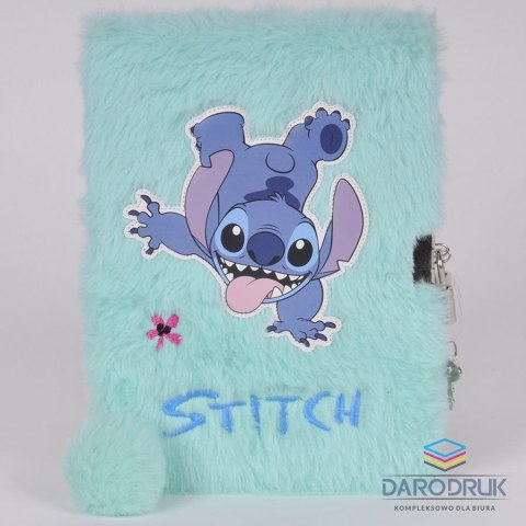 Paso Pamiętnik A5 pluszowy Stitch Paso (DS25DD-3676)