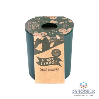 Pavoncella Świeczka ozdobna Powąchaj mnie Ginger Cookie 130ml Pavoncella (5906492907153)
