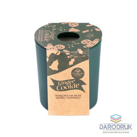 Pavoncella Świeczka ozdobna Powąchaj mnie Ginger Cookie 130ml Pavoncella (5906492907153)
