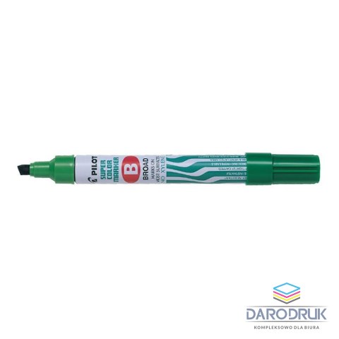 Pilot Marker permanentny wkład zielony 2,0-4,5mm ścięta końcówka Pilot (SCA-B-G)