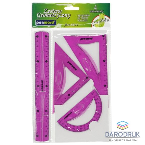 Sdm Komplet geometryczny 4 el. 20cm. 4 el. Sdm (8815)
