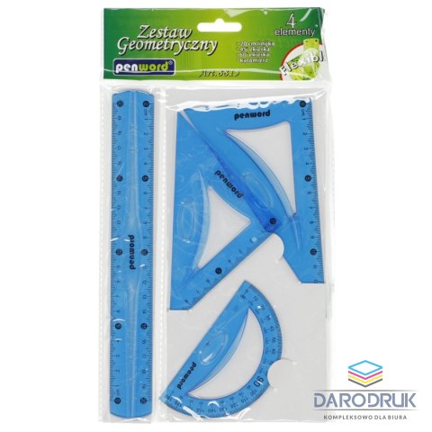 Sdm Komplet geometryczny 4 el. 20cm. 4 el. Sdm (8815)