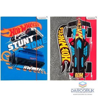 Starpak Teczka kartonowa na gumkę Hot Wheels St A4 różnokolorowy Starpak (337292)