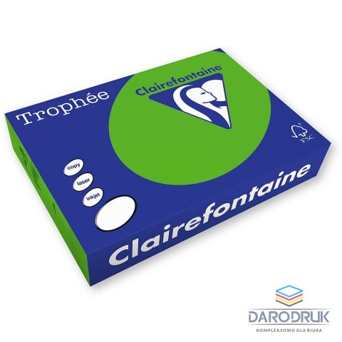 Trophee Papier kolorowy A4 kolorowy miętowy 250k. 160g Trophee (xca41025)