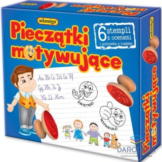 Adamigo Gra edukacyjna Pieczątki motywujące Adamigo