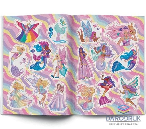 Ameet Książka dla dzieci Barbie™. Kolorowanka z Naklejkami Ameet (NA-1404)
