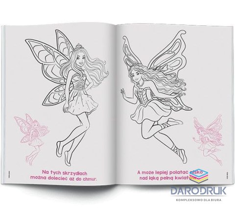Ameet Książka dla dzieci Barbie™. Kolorowanka z Naklejkami Ameet (NA-1404)