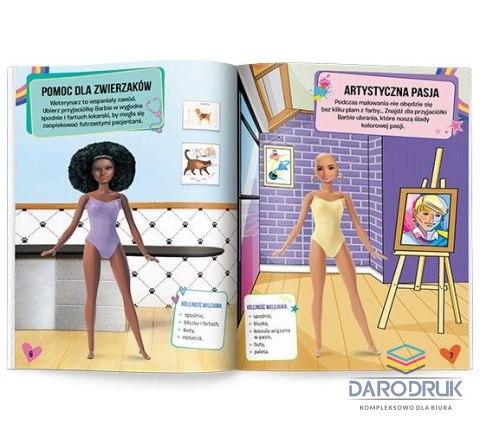Ameet Książka dla dzieci Barbie™. Ubieranki, Naklejanki Ameet (SDU 1108)