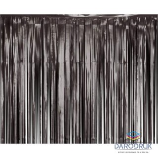 Godan Dekoracja Kurtyna matowa czarna, 100x200 cm Godan (SH-KMCZ)