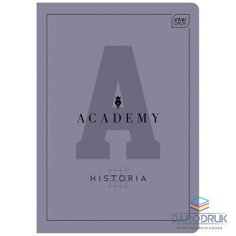 Interdruk Zeszyt tematyczny A5 ACADEMY 60k. 90g krata Interdruk (ZE60#HISACA)