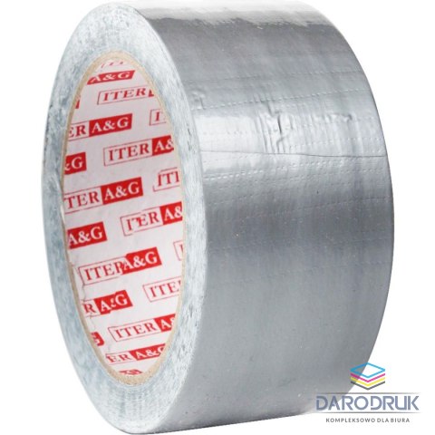 Iter A&G Taśma specjalnego przeznaczenia wzmacniana 48x20 [mm x m] srebrna Iter A&G