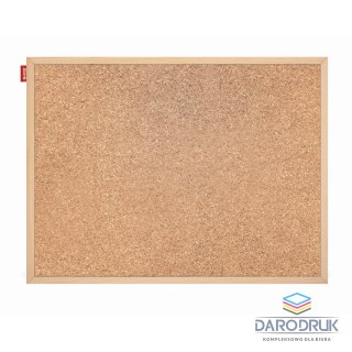 Memoboards Tablica korkowa w drewnianej ramie [mm:] 800x500 Memoboards (TC85)