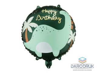 Partydeco Balon foliowy pastylka Brontozaur 18cal Partydeco (FB360)