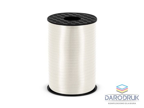 Partydeco Wstążka plastikowa biała, 5mm/225m 5x225 [mm x m] biały Partydeco (PRP5-008)