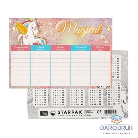 Starpak Plan lekcji Unicorn Starpak (472979)