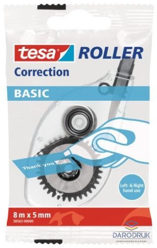 Tesa Korektor w taśmie (myszka) Basic 4x8 [mm*m] Tesa (58563-00000-00 TS)