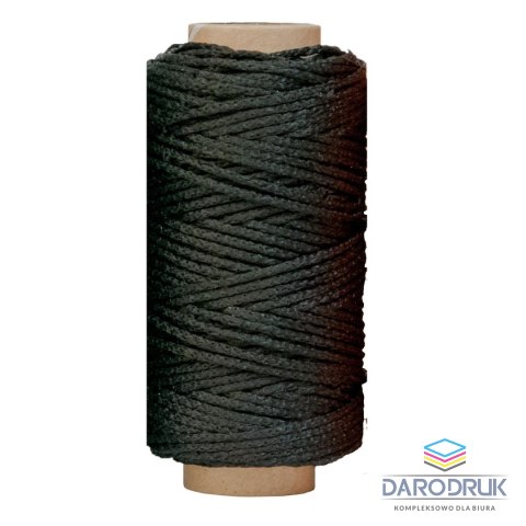Tierra Sznurek ozdobny, czarny 50 mb, 10 dag 100g 50m Tierra