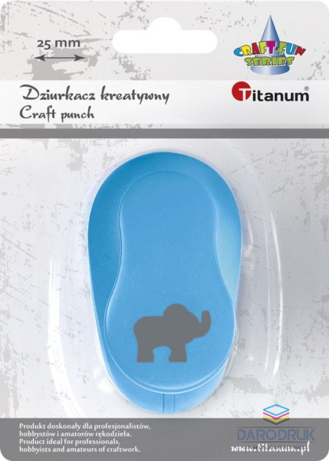 Titanum Dziurkacz ozdobny Craft-Fun Series 25mm słoń Titanum (T-8810-82E)