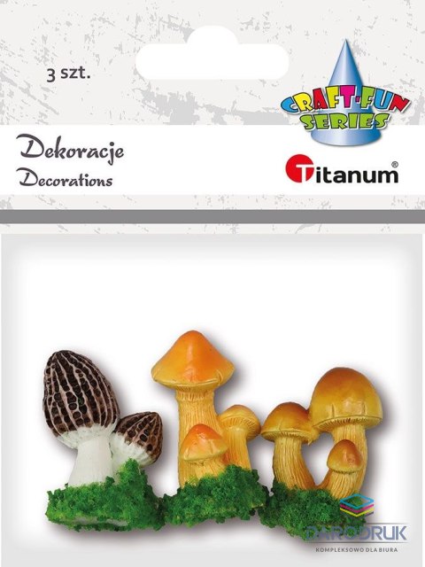 Titanum Zestaw dekoracyjny Craft-Fun Series Mini grzyby Titanum (25BJ033131)