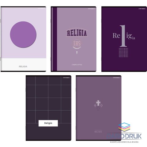 Top 2000 Zeszyt A5 religia 60k. 70g krata Top 2000 (400183683)
