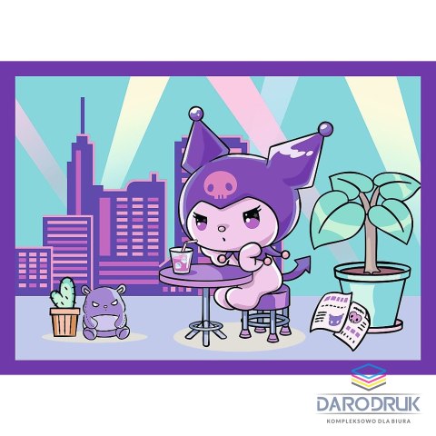 Trefl Puzzle Hello Kitty Dzień Kuromi 4w1 el. Trefl (34676)
