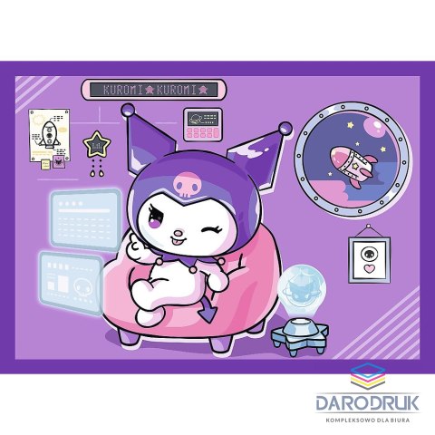 Trefl Puzzle Hello Kitty Dzień Kuromi 4w1 el. Trefl (34676)