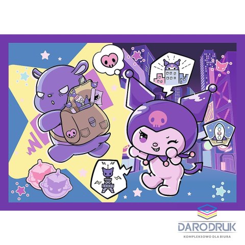 Trefl Puzzle Hello Kitty Dzień Kuromi 4w1 el. Trefl (34676)