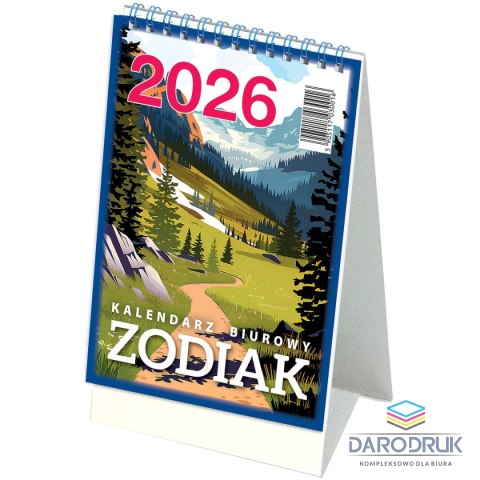Telegraph Kalendarz biurkowy Zodiak stojący 118mm x 193mm Telegraph