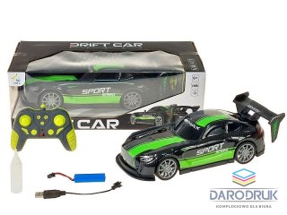 Adar Samochód na radio, 27x11,5x8cm, driftujące, światła, funkcja pary z wydechu, akumulator, kabel USB Adar (609037)