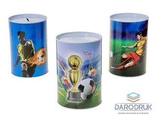 Adar Skarbonka 15cm piłka nożna metal Adar (610866)