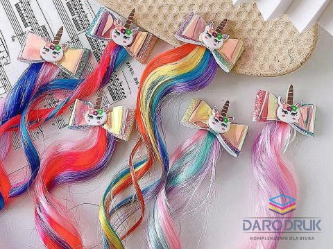 Adar Spinka doczepiane kosmyki włosów, ze spinką, kolorowe Adar (573246)