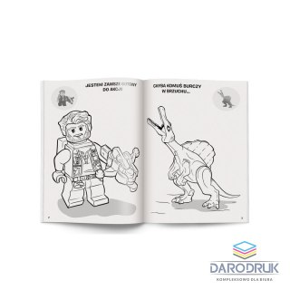 Ameet Książka dla dzieci LEGO? Jurassic World?. Kolorowanka z Naklejkami Ameet