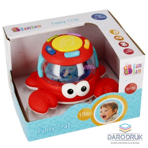 Bam Bam Zabawka dźwiękowa Krabik muzyczny Bam Bam (515139)