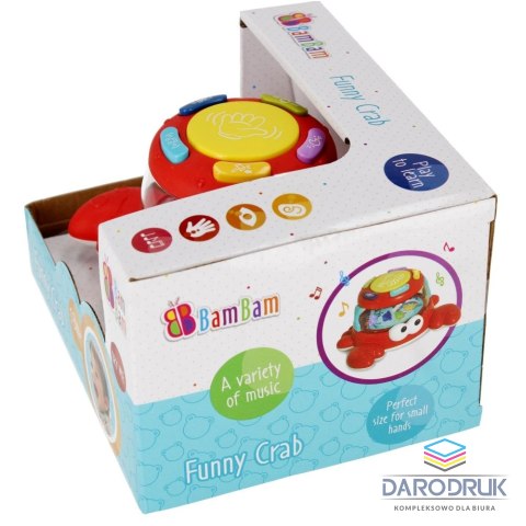 Bam Bam Zabawka dźwiękowa Krabik muzyczny Bam Bam (515139)