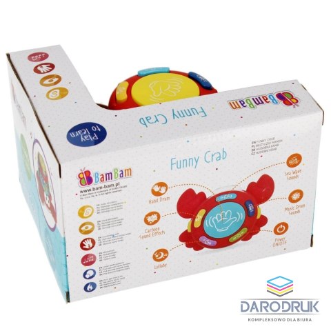 Bam Bam Zabawka dźwiękowa Krabik muzyczny Bam Bam (515139)