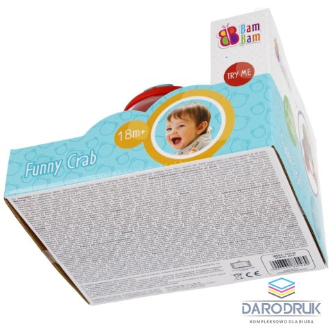 Bam Bam Zabawka dźwiękowa Krabik muzyczny Bam Bam (515139)