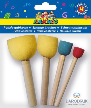 Flamingo Pędzel drewniany uchwyt Flamingo (SR-B3)