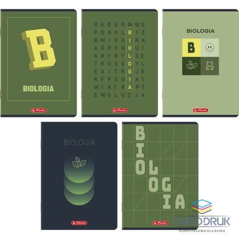 Herlitz Zeszyt A5 biologia mix 60k. 70g krata Herlitz (400206352)