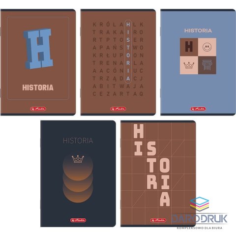 Herlitz Zeszyt A5 historia mix 60k. 70g krata Herlitz (400206349)