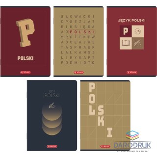 Herlitz Zeszyt A5 j.polski mix 60k. 70g linia Herlitz (400206347)
