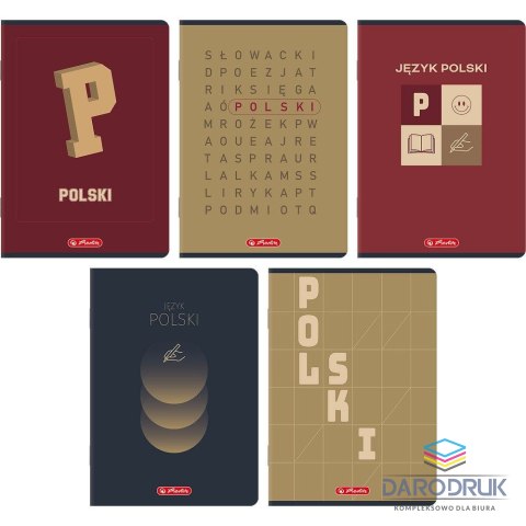 Herlitz Zeszyt A5 j.polski mix 60k. 70g linia Herlitz (400206347)