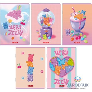 Herlitz Zeszyt A5 standard JELLY 32k. 70g linia Herlitz (400206379)