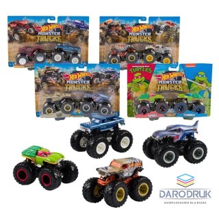 Hot Wheels Samochód Monster Trucks 2 pack 1:64 Hot Wheels (FYJ64)