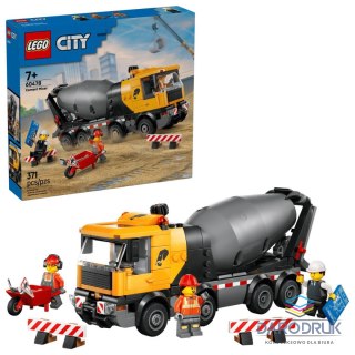 Lego Klocki konstrukcyjne City Betoniarka Lego (60478)