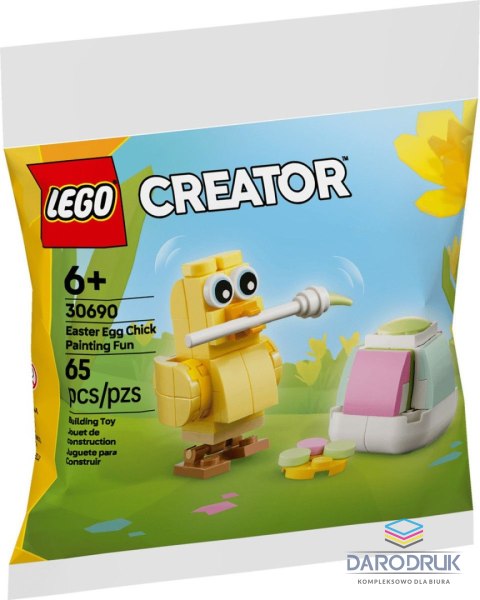 Lego Klocki konstrukcyjne Creator Malowanie pisanek z kurczaczkiem Lego (30690)