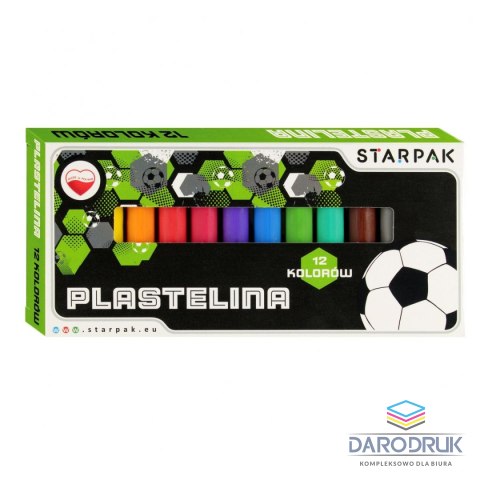 Starpak Plastelina 12 kol. mix Starpak (560306)