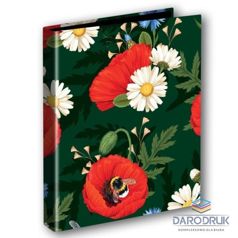 Tadeo Ramka do katalogowania A4 POLSKIE KWIATY T0127 MAKI w zieleni Tadeo (TT9402)