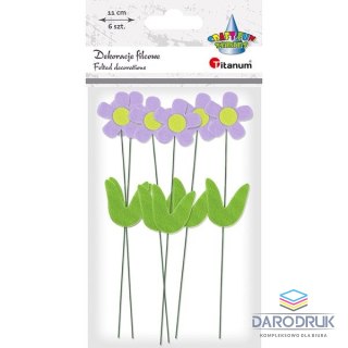 Titanum Ozdoba filcowa Craft-Fun Series Titanum (BJ25091119 Purple)